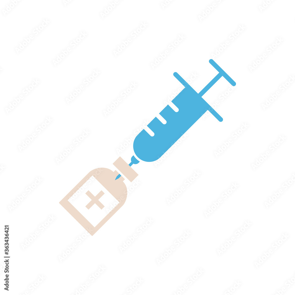 injection syringe flat icon vector logo design trendy injection syringe flat icon vector logo design trendy