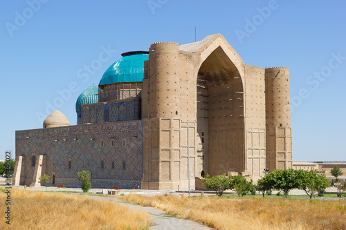 Medieval Mausoleum of Khoja Ahmed Yasawi in the city of Turkestan, in southern Kazakhstan. Silk Road Legacy Tour photo