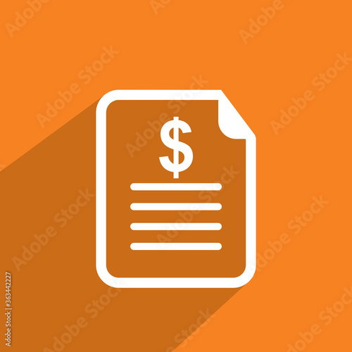 paper billing icon, Financial icon vector