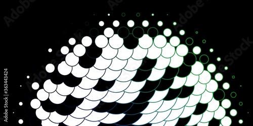 Dark Multicolor vector template with circles. Abstract illustration with colorful spots in nature style. Pattern for business ads.