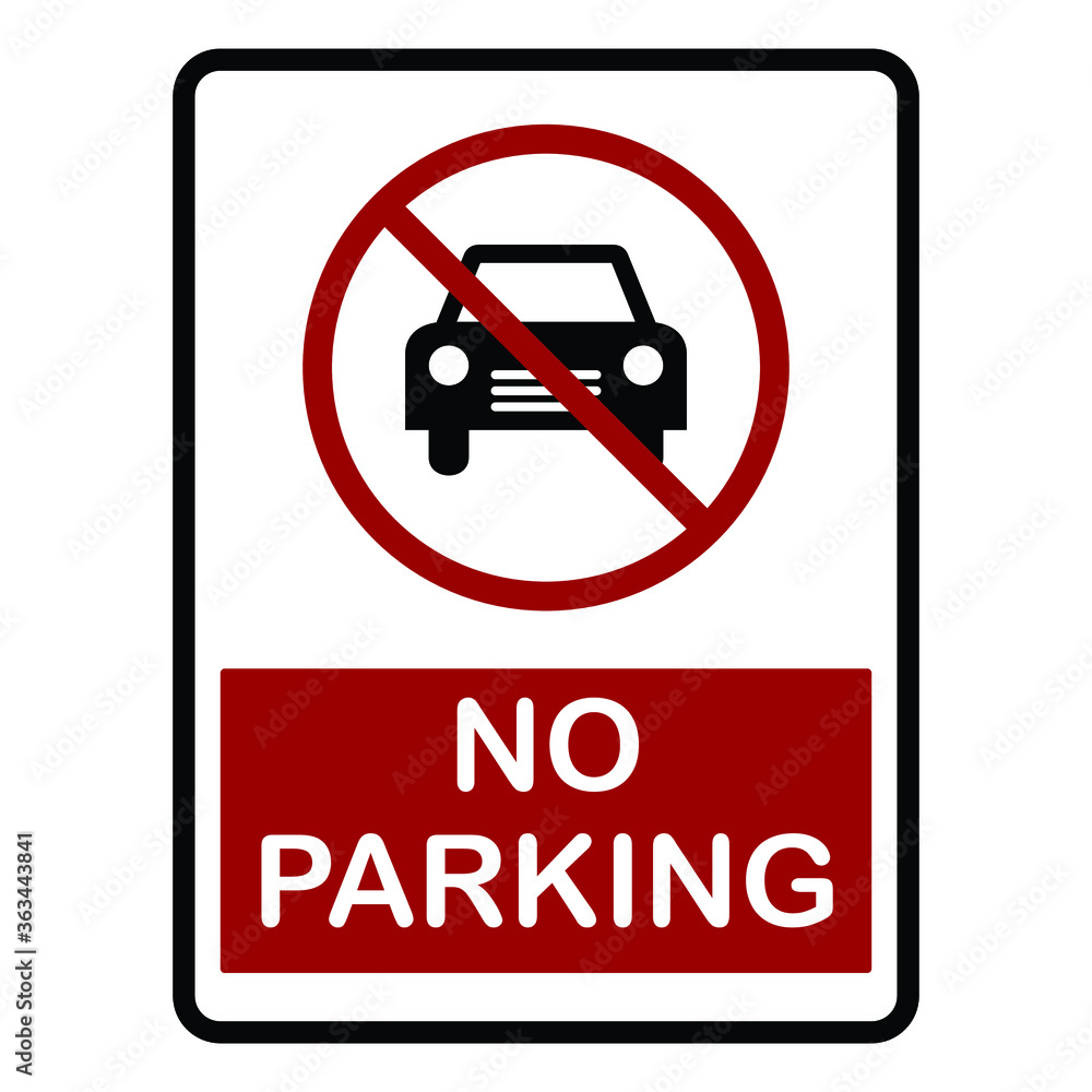 no parking sign, not allow to parking signal , traffic sign vector no parking sign, not allow to parking signal , traffic sign vector
