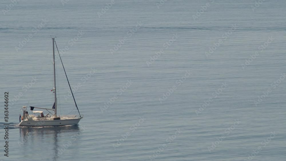 Sail boat in the sea. Marine transportation, wind, travel in the ocean. Sailing boat, nautical sport, vacation, regatta, competition. Luxury navigation. Sailing ship. Sail boat in the sea. Marine transportation, wind, travel in the ocean. Sailing boat, nautical sport, vacation, regatta, competition. Luxury navigation. Sailing ship.