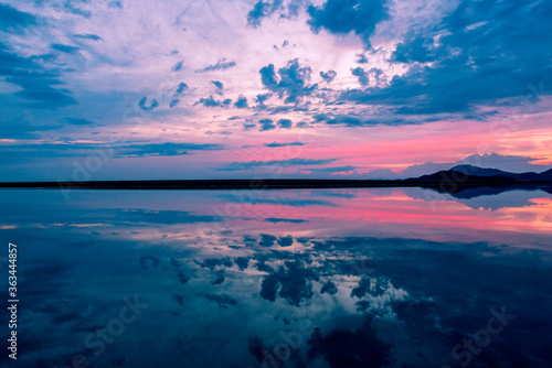 父母ヶ浜の夕景