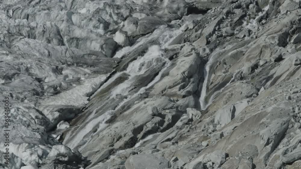 Glacier and Ice in the Chamonix Mountain Range Glacier and Ice in the Chamonix Mountain Range