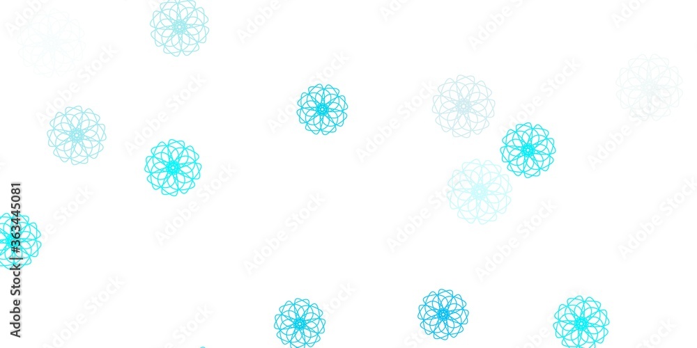 Light blue vector natural backdrop with flowers. Light blue vector natural backdrop with flowers.