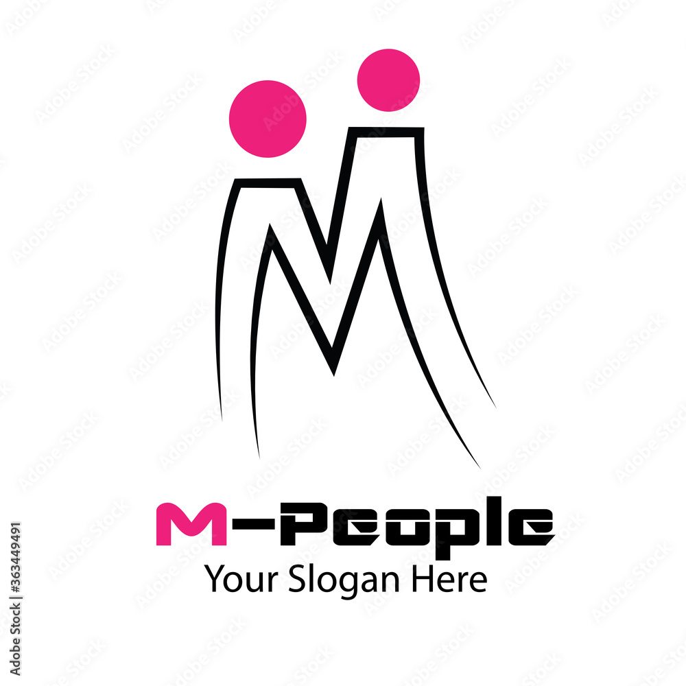 vector logo letter M in eps 10. Simple template and ready to use vector logo letter M in eps 10. Simple template and ready to use