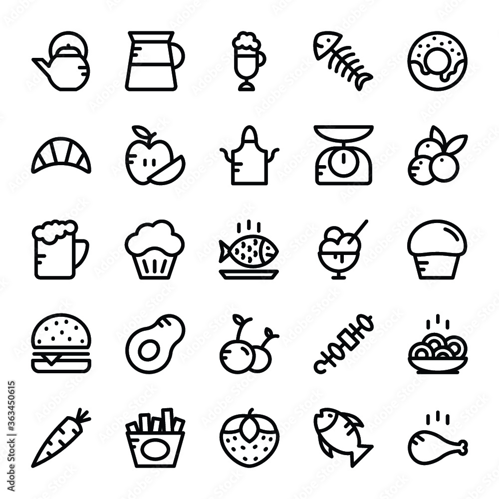 Food Vector Icons 3 Food Vector Icons 3