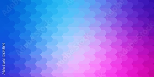 Light Pink, Blue vector backdrop with lines. Colorful gradient illustration with abstract flat lines. Pattern for websites, landing pages.