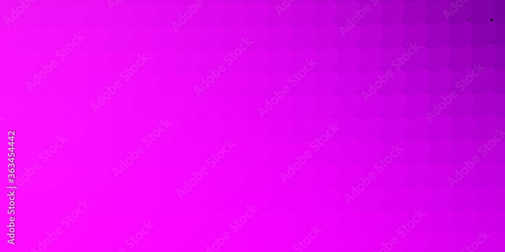 Light Purple vector template with circles. Abstract decorative design in gradient style with bubbles. Pattern for booklets, leaflets.