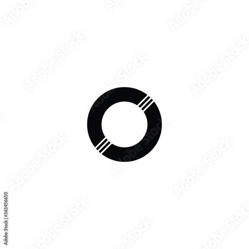 Initial Letter O Logo monogram