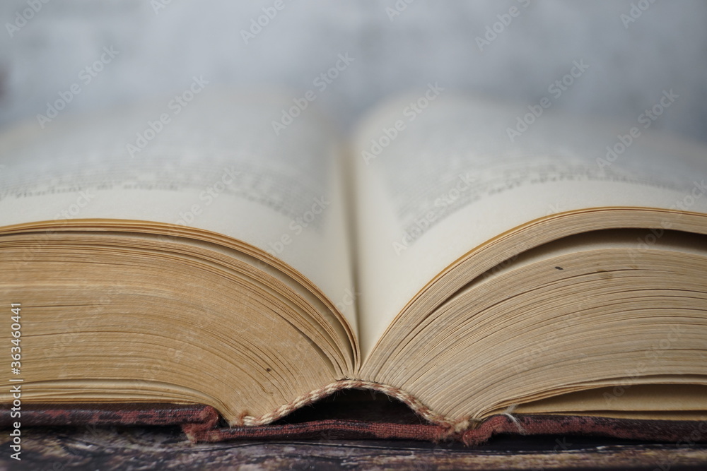 old book on the table