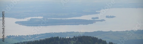 Chiemseeblick von der Gederer Wand am Abend