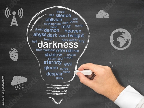 Canvas Print darkness
