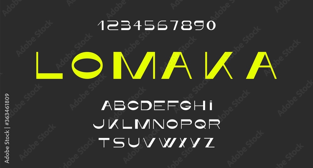 Abstract alphabet. Logo font urban style, modern typography for digital, sport, music, fashion design. Creative geometric typeface uppercase letters, trendy vector illustration Abstract alphabet. Logo font urban style, modern typography for digital, sport, music, fashion design. Creative geometric typeface uppercase letters, trendy vector illustration