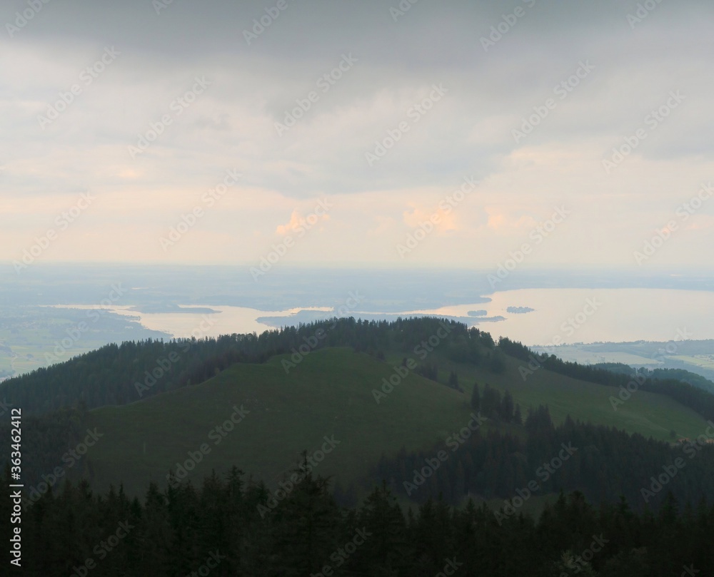 Fototapeta premium Abend am Chiemsee