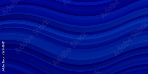 Light BLUE vector pattern with lines. Illustration in abstract style with gradient curved. Pattern for websites, landing pages.