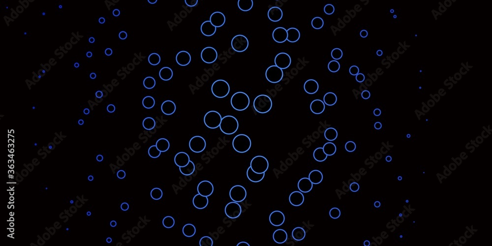 Dark BLUE vector texture with circles. Modern abstract illustration with colorful circle shapes. Design for posters, banners. Dark BLUE vector texture with circles. Modern abstract illustration with colorful circle shapes. Design for posters, banners.