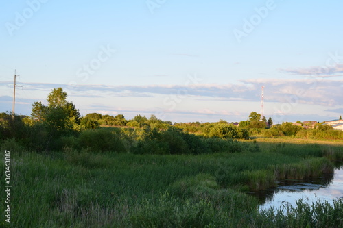 Nature landscapes in Golyshmanovo Tyumen region