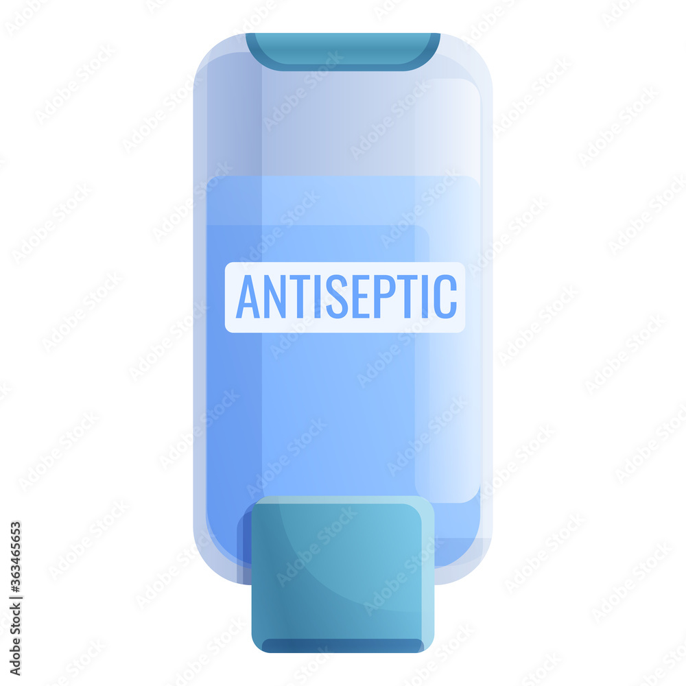 Antiseptic wc dispenser icon. Cartoon of antiseptic wc dispenser vector icon for web design isolated on white background Antiseptic wc dispenser icon. Cartoon of antiseptic wc dispenser vector icon for web design isolated on white background