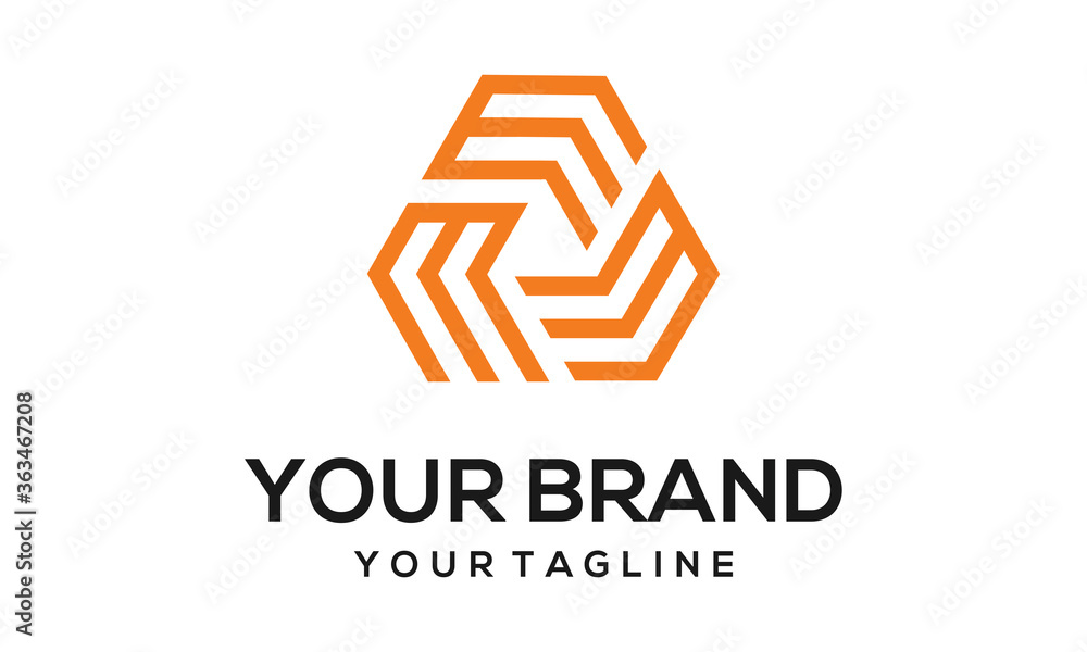 letter M initials triangle logo design letter M initials triangle logo design