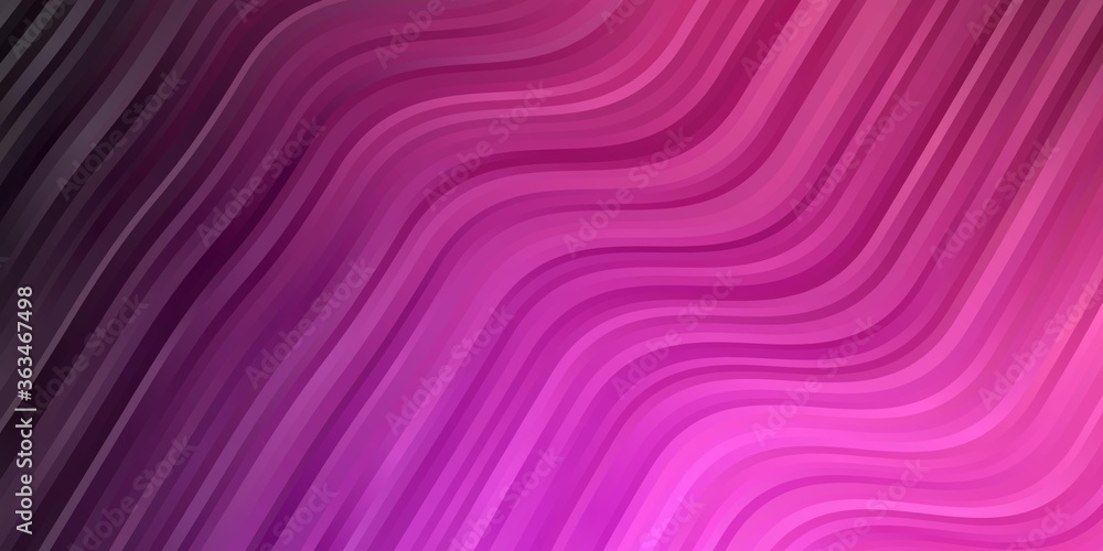 Dark Purple, Pink vector pattern with lines. Brand new colorful illustration with bent lines. Template for your UI design. Dark Purple, Pink vector pattern with lines. Brand new colorful illustration with bent lines. Template for your UI design.