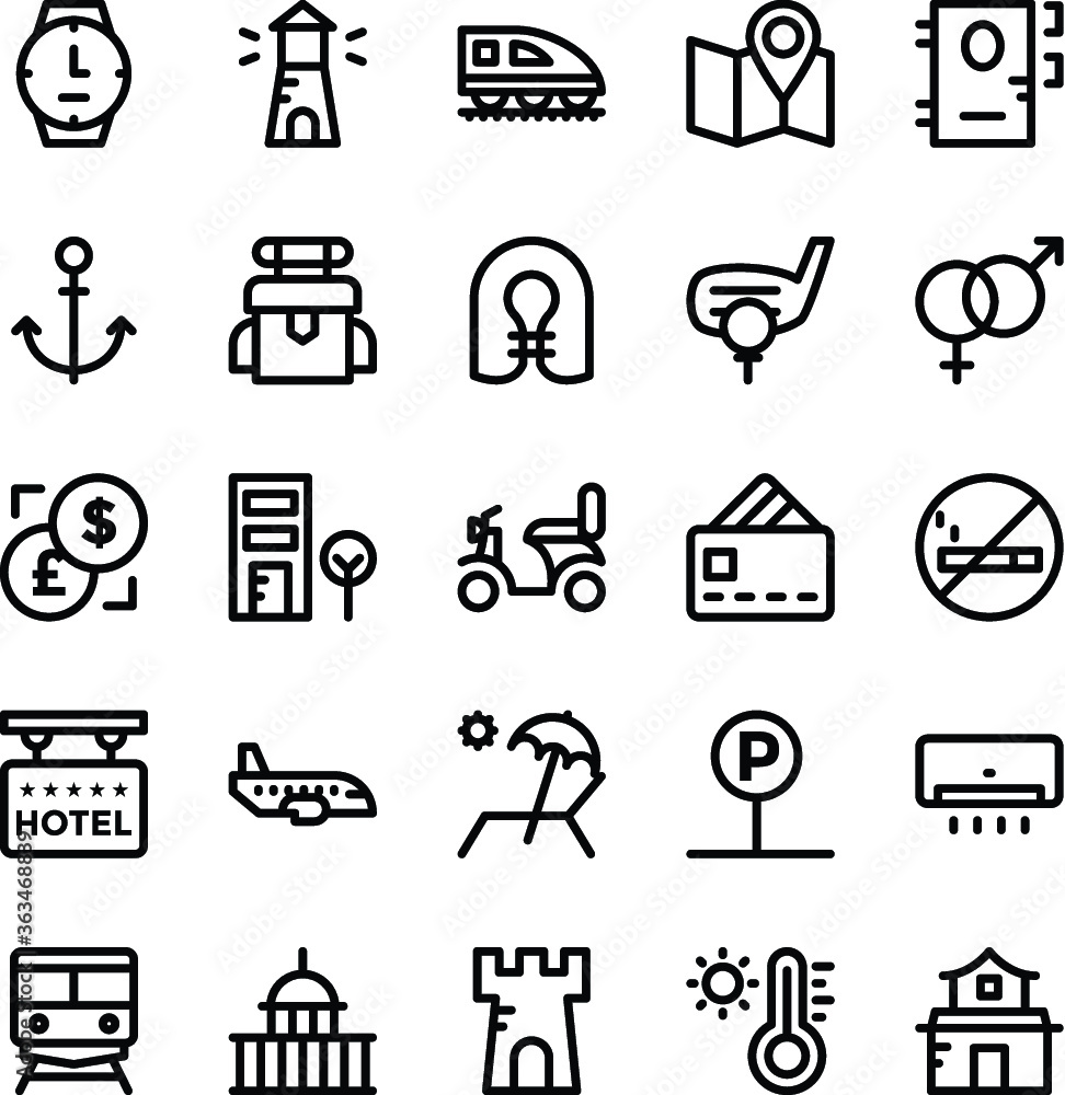 Travel Vector Icons 5 Travel Vector Icons 5