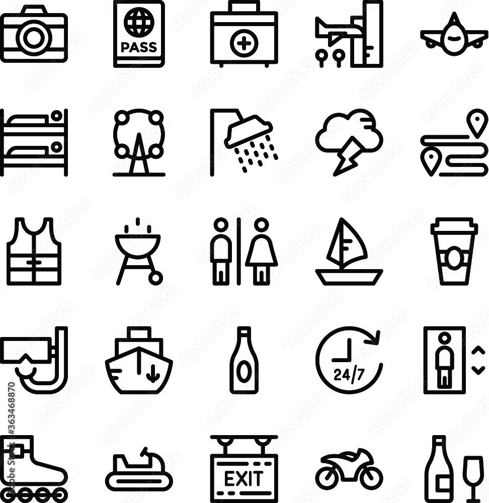 Travel Vector Icons 7 Travel Vector Icons 7
