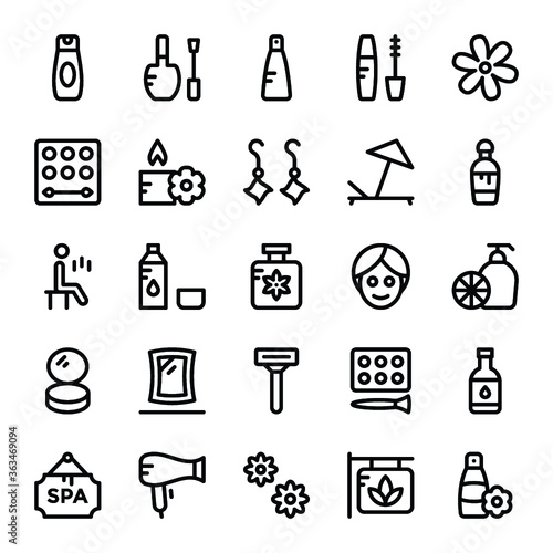 Beauty and SPA Vector Icons 3