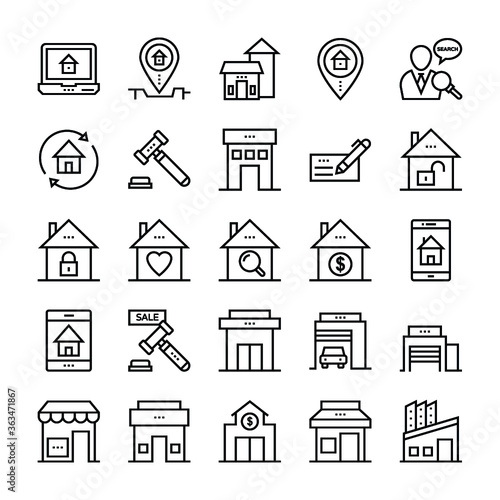 Real Estate Vector Icons 2