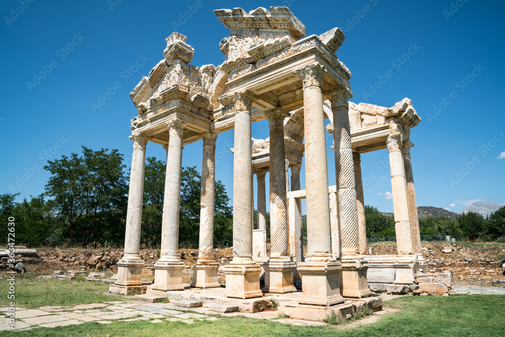 Afrodisias Ancient city.  (Aphrodisias). The common name of many ancient cities dedicated to the goddess Aphrodite. The most famous of cities called Aphrodisias. Karacasu - Aydın, TURKEY