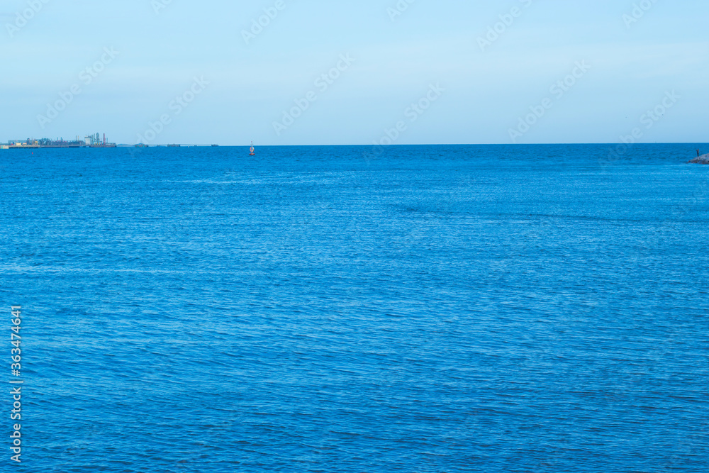 wave of blue ocean on sandy beach. Background. wave of blue ocean on sandy beach. Background.