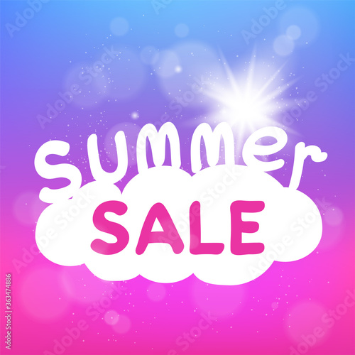summer sale offer template