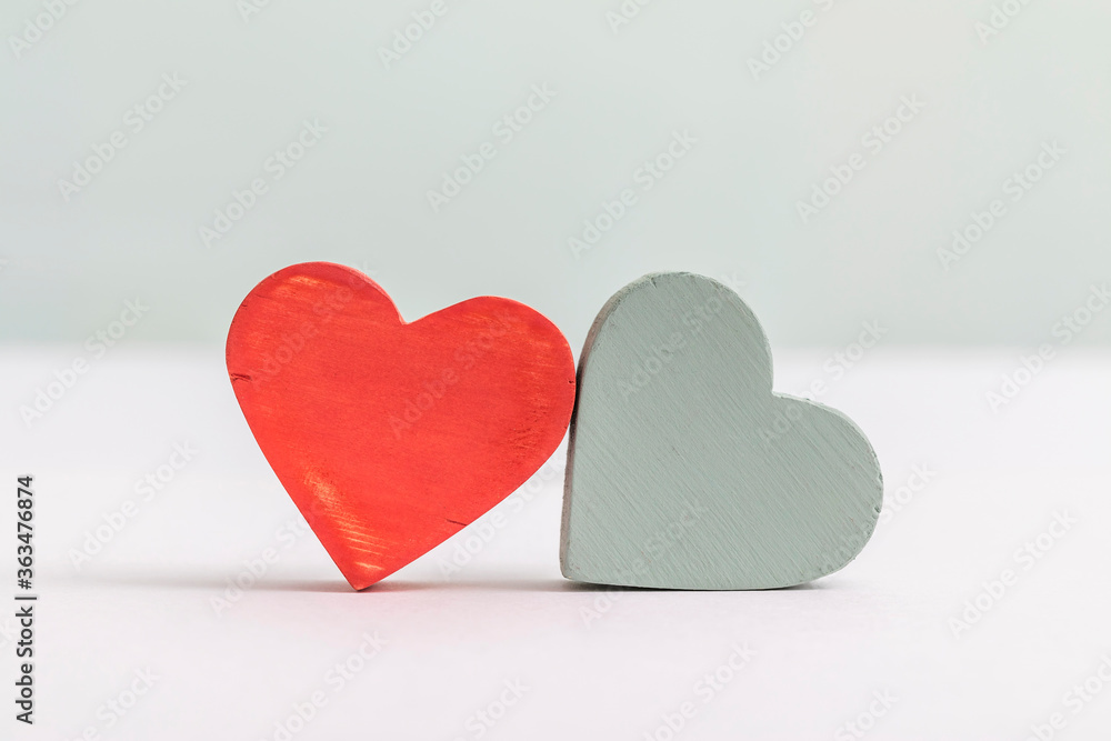 Heart shape on white background Heart shape on white background