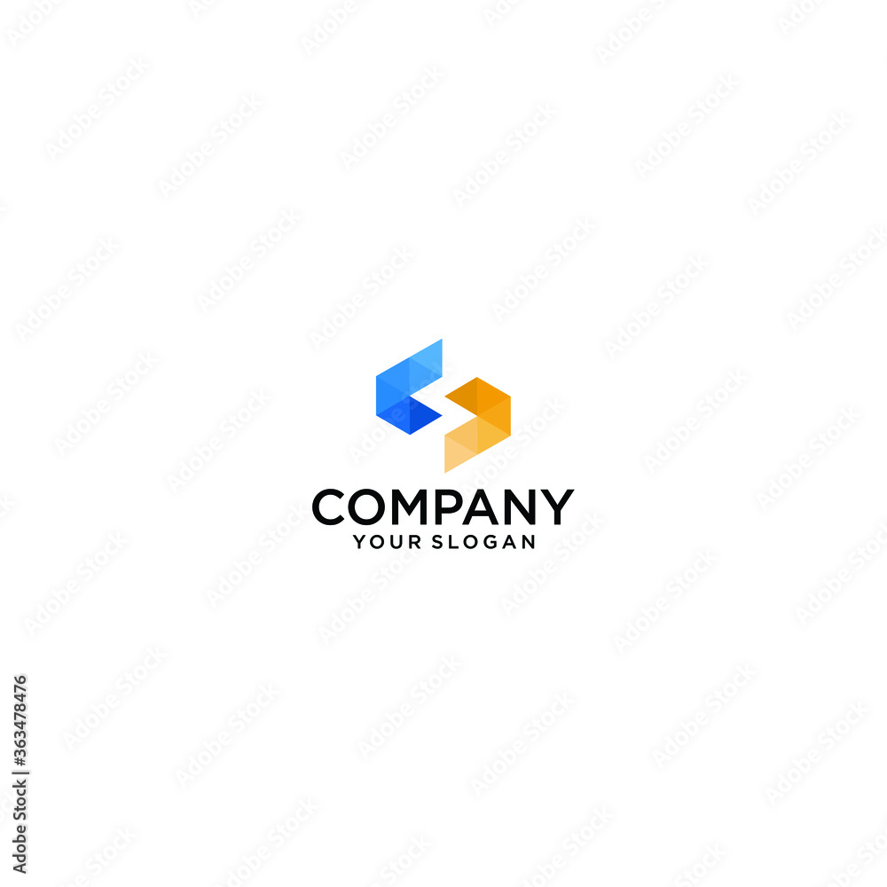 Abstract initial letter CS SC. at a minimum trendy awesome professional logo template designs. Colorful vector letter logo. Abstract initial letter CS SC. at a minimum trendy awesome professional logo template designs. Colorful vector letter logo.