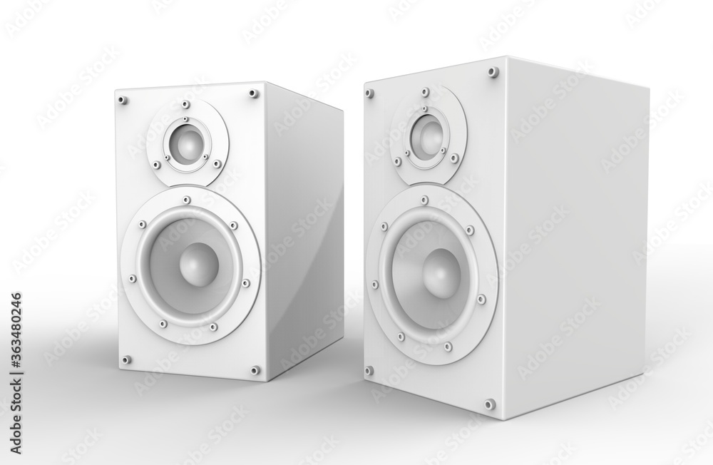 Speaker - 3D rendering Speaker - 3D rendering
