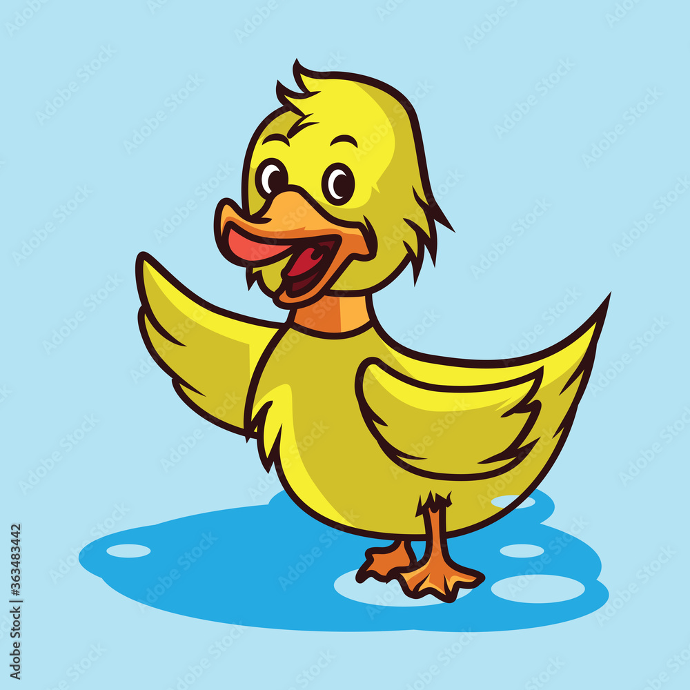 Little Duck cute vector Illustration Little Duck cute vector Illustration