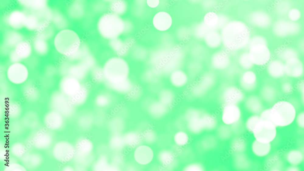 Obraz premium グリーンのキラキラした背景