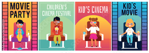 Set of movie poster.