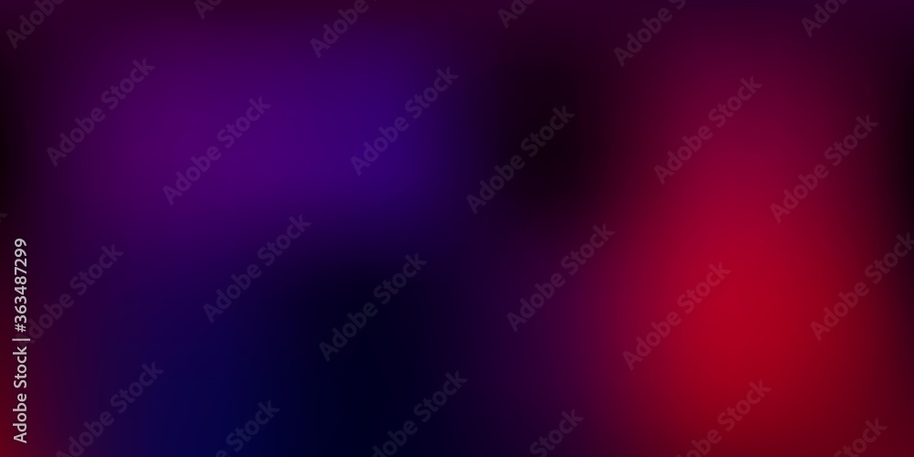 Fototapeta premium Dark Purple, Pink vector blurred layout.