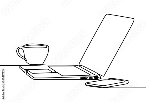Single continuous one line ...
