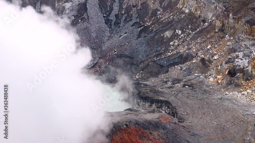 Poas Volcano Crater - Costa Rica