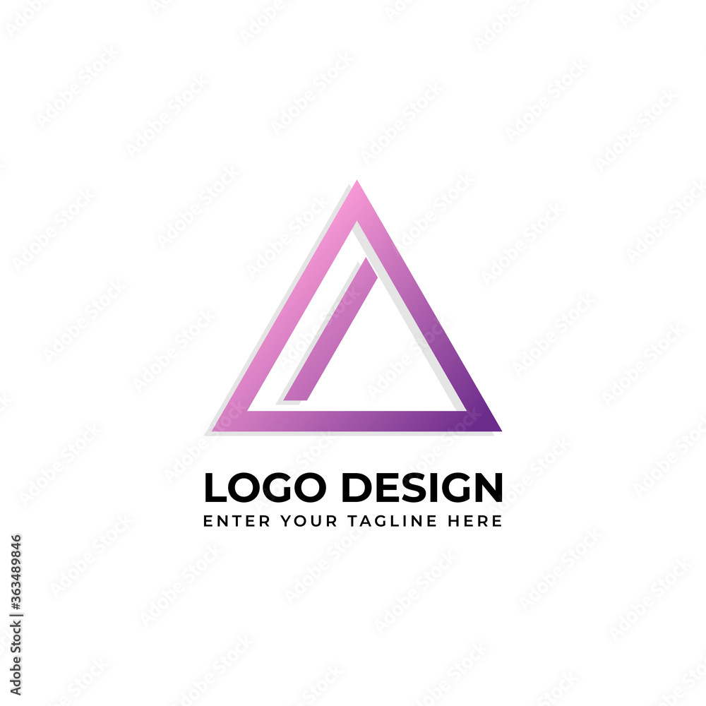 Letter A modern logo design Letter A modern logo design