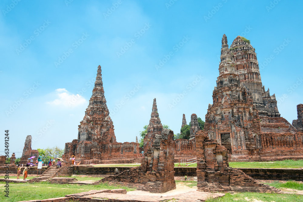 WAT CHAIWATTHANARAM in Ayutthaya, Thailand. It is part of the World Heritage Site - Historic City of Ayutthaya. WAT CHAIWATTHANARAM in Ayutthaya, Thailand. It is part of the World Heritage Site - Historic City of Ayutthaya.