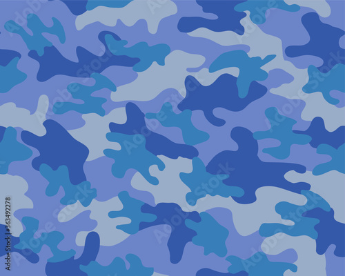 Vector camouflage seamless pattern 