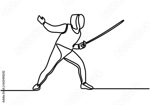 One continuous line drawing...