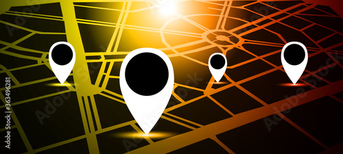 mappa, satellitare, indirizzo, mappa stradale. gps