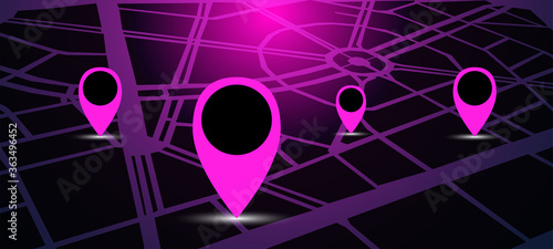 mappa, satellitare, indirizzo, mappa stradale. gps