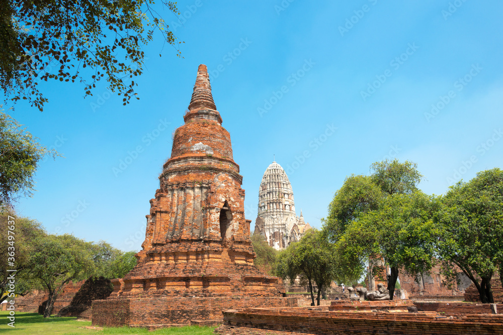 WAT RATCHABURANA in Ayutthaya, Thailand. It is part of the World Heritage Site - Historic City of Ayutthaya.