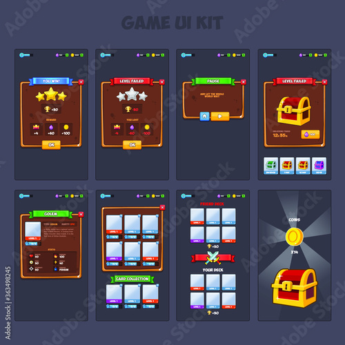 fantasy game ui kit