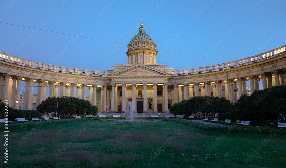 the Kazan cathedral of st petersburg